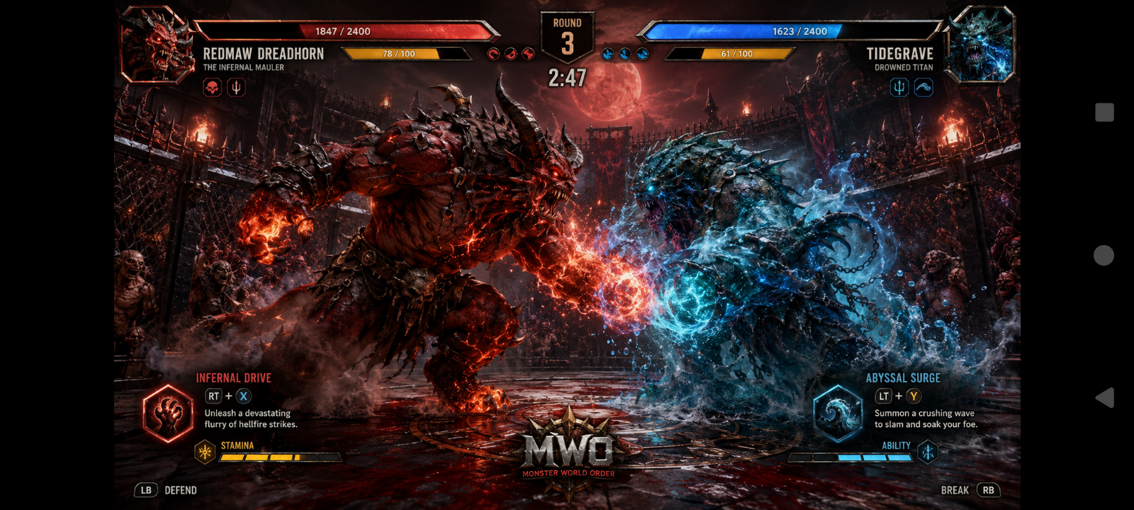 Titan Clash — Elemental Brawler
